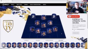 VOTACION TOTY FIFA 21 | MI VOTACION PARA LOS TOY DE FIFA 21 | JOSELU TOTY FIFA 21