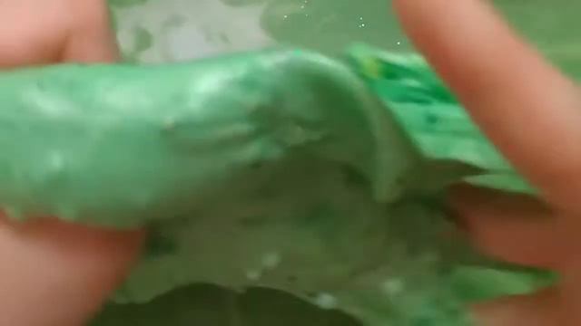 Ярко-зеленый Слайм Асмр залипашка Залипательное видео💚😍👍