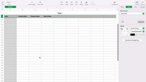 How to Freeze Header Rows and Columns in an Apple Numbers Spreadsheet