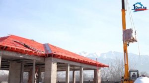 Керамическая черепица в Алматы. Монтаж черепицы La Escandella