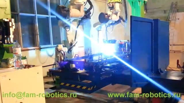 Сварка тремя роботами смотреть онлайн
