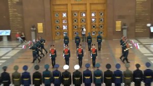 Присяга 154-го   Преображенского  полка  Танец с карабинами  18.06.2016 г.