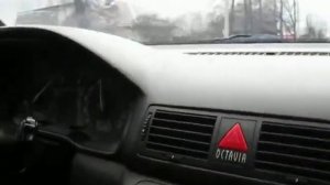 Звук выхлопа октавия 1.8т в салоне