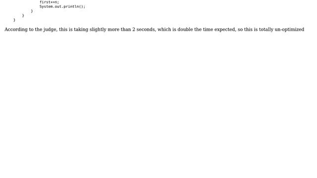 Time limit exceeds in this simple program смотреть онлайн