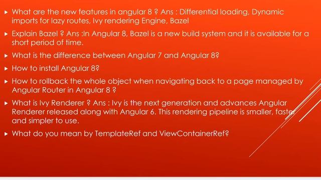 Angular Latest Interview Questions | Angular 6 | Angular 7 | Angular 8