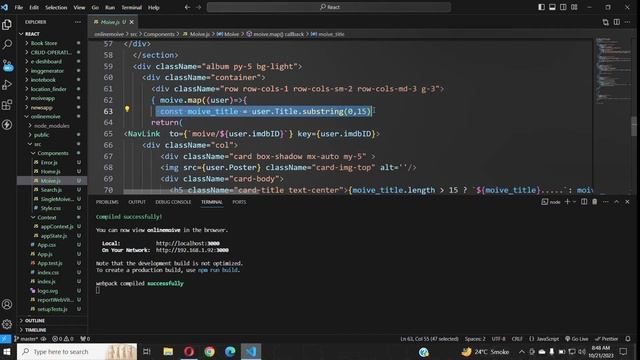 Build a Movie Search App using ReactJS | React Movie App | ReactJS Projects | IMDB Clone | React Ap