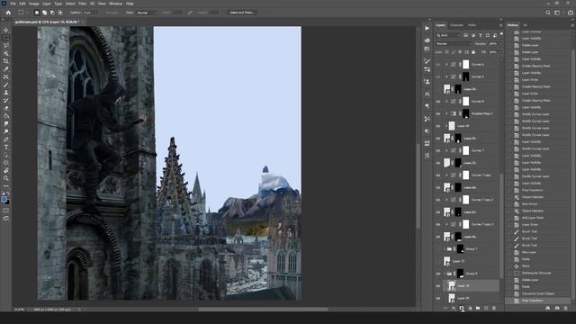 СОЗДАНИЕ АРТА в стиле стелс в Фотошопе / Видеоурок / Полезные советы (eng subs) смотреть онлайн
