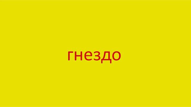 638 Как произнести слово гнездо How to pronounce the word nest in Russian Russian pronunciation