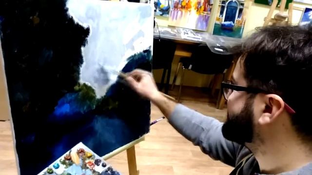 Картина за 3 часа: занятия по живописи
