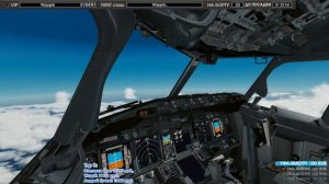 Перелет нефтяников за полярный круг / Prepar3d V4 / VATSIM / UWUU - USMQ / 737-700 BBJ VP-BNZ