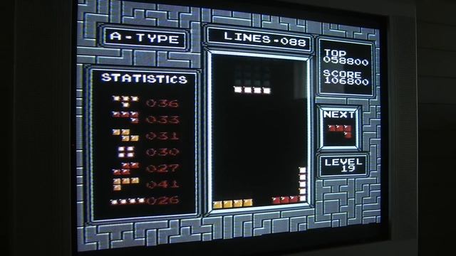 TETRIS NES PAL lvl 19, 141 lines (old WR lines), 159 280 points (old WR points) смотреть онлайн