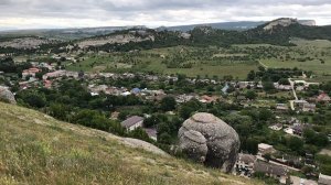По Крыму пешком из Залесного, через село Красный Мак на гору Баш-Кая. Красивые виды Крыма