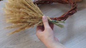 ВЕНОК из КОЛОСКОВ / ЛЕТНИЙ ВЕНОК / How to make a grass wreath / DIY Summer wreath / DIY Yuli at hom