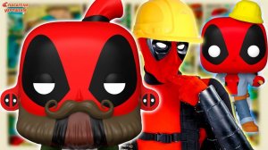 ДЭДПУЛ БАРИСТА И DEADPOOL СТРОИТЕЛЬ FUNKO POP! ЧЕЛОВЕК-ПАУК И ЛУЧШИЕ ПРИКЛЮЧЕНИЯ MARVEL!