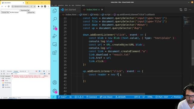 AM Coder - Working with Files in Frontend Javascript (Download, Upload, Styling File Input)