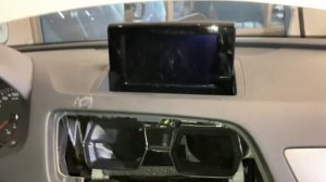 Audi q3 как снять штатную магнитолу + магнитола Android