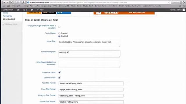 Configuring your All in One SEO Wordpress Plugin смотреть онлайн