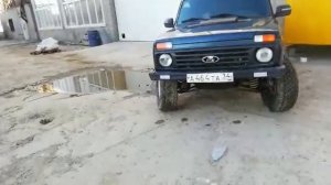 Бешеная нива на шеснаре ещё и с отрывом балки +60мм