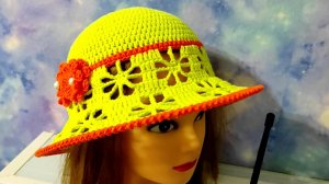 ПАНАМА, ШЛЯПА крючком. Подробное видео для начинающих.
