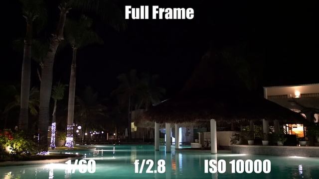 Sony A7RIII 4K ISO Test Low Light Test - Full Frame vs Super 35mm