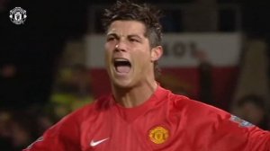 Cristiano Ronaldo Spikey Hair Scream Celebration Rare Free Clip | Manchester United 2008