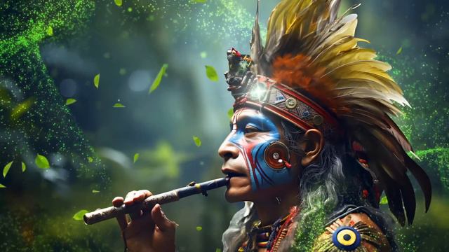 Música Chamánica para Limpiar Energías Negativas 🟢 Calmar la Mente y Dejar de Pensar 🟢 Flauta смотреть онлайн