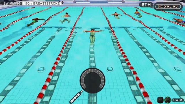 Swimmer in Olympics ? Summer Athletics ? Swimming Worst Gameplay смотреть онлайн