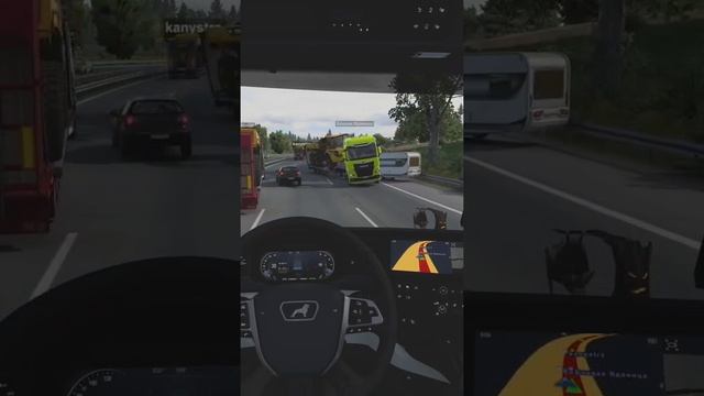 ✔️funny EuroTruckSimulator 2✔️ Боявое Сальто #short #shorts #funnyvideo #glance#гленс