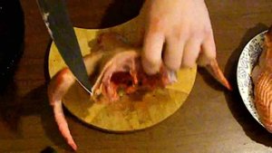 Кухонный нож Буртякова Николая. Подшипниковая сталь (ШХ-15).  (часть 2)