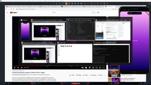 Dynamic Island using Flutter | iPhone 14 Pro | Can it be done with Flutter?