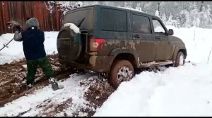 Прорваться до п/с Огневка... На УАЗике и на КАМАЗе...