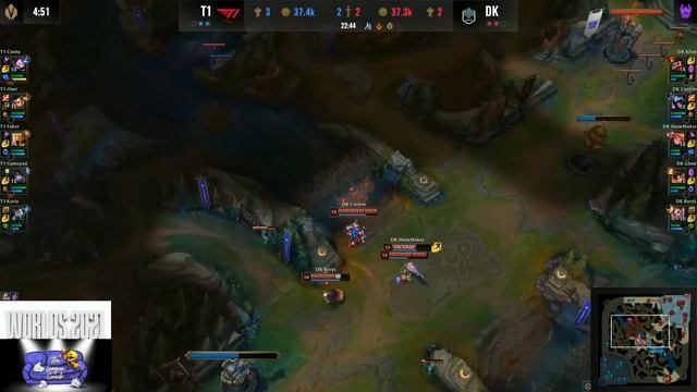 DWG vs T1 Game 5 Highlights | Semifinals Worlds2021 | Damwon kia vs T1 смотреть онлайн