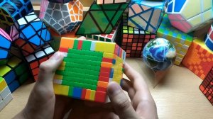 Сборка кубика Рубика 10х10. Часть 4, Этапы 4 5 6 7 Сборка пар рёбер 1-го, 2-го, 3-го и 4-го порядко