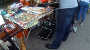 Секонд-хенд рынок " Юнона". Питер. Second-hand market in St. Petersburg. Russia.