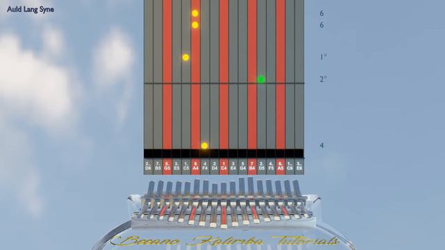 Kalimba tutorial with tabs:  Auld Lang Syne смотреть онлайн