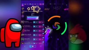 Among Us Theme Song vs Angry Birds Theme Song - Smash Colors 3D