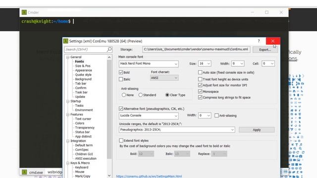 cmder + ubuntu bash(WSL) + oh my zsh смотреть онлайн