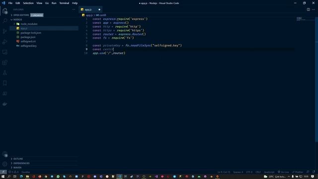 Nodejs Ssl Server