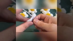 Ромашки для детского КАРДИГАНА. Подробный мастер класс. Цветочки для кофты.Туториал. Как в тик-токе