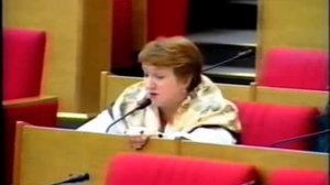 Выступление Галины Старовойтовой в Государственной Думе (1996-1998 гг).