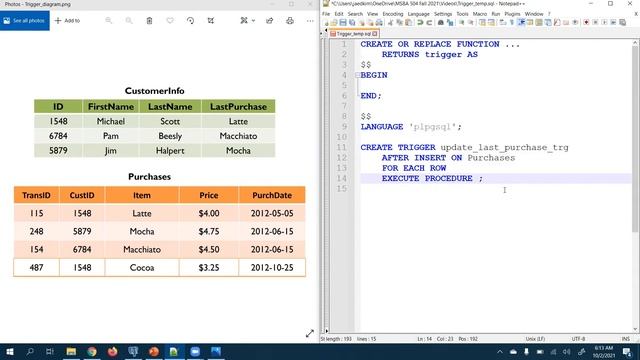 SQL: Triggers in PostgreSQL смотреть онлайн
