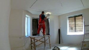 Как облегчить шлифовку потолка