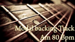 Backing Track Am 80 Bpm pedal Bass