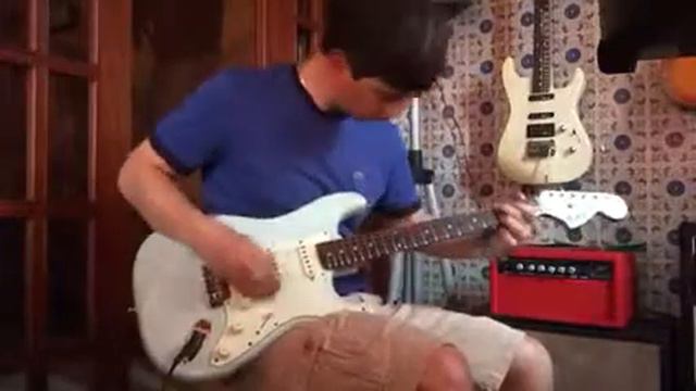 Stratocaster relic sonic Blue Dell Olio Custom Guitars смотреть онлайн