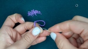 Самый Простой Браслет Из Бисера 💜