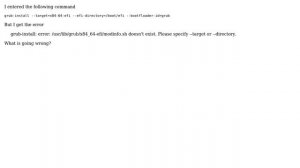Unix & Linux: grub-install error: modinfo.sh doesn't exist