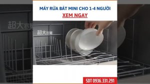 Máy rửa chén bát mini cho 1 - 4 người sạch sẽ có khử trùng Kore Sport