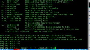 lftp mirror -R  - 镜像文件目录到服务器 - ubuntu linux 16