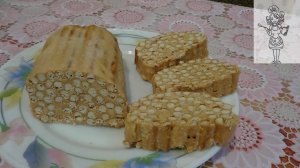 Рулет без выпечки из сладкой ванильной соломки