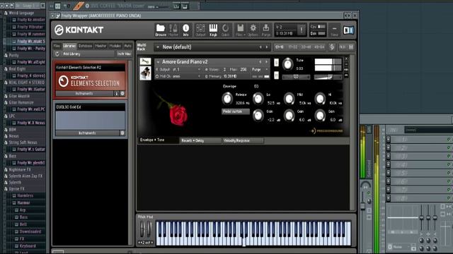 Jive Coffee 'cover' (Amore Grand Piano Kontakt) FL Studio